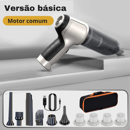 Mini Aspirador de Pó com Função Turbo 3x1